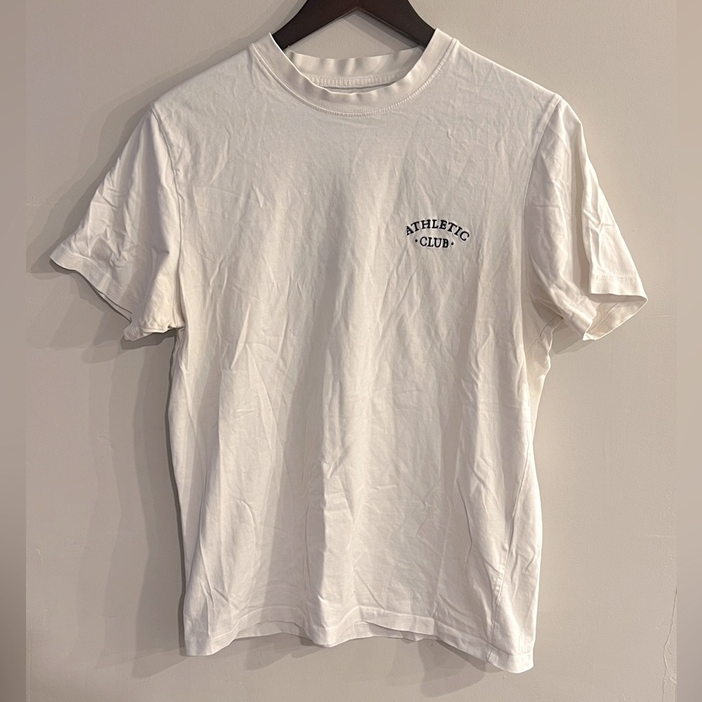 JACK & JONES Men’s White Athletic Club Short Sleeve T-Shirt